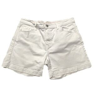 Vintage Levi’s High Waisted White Denim Jean Shorts 4” Inseam Size 12 Classic